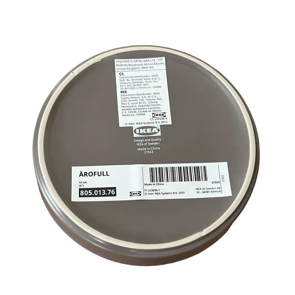 IKEA AROFULL Dark Gray Candle Dish 6